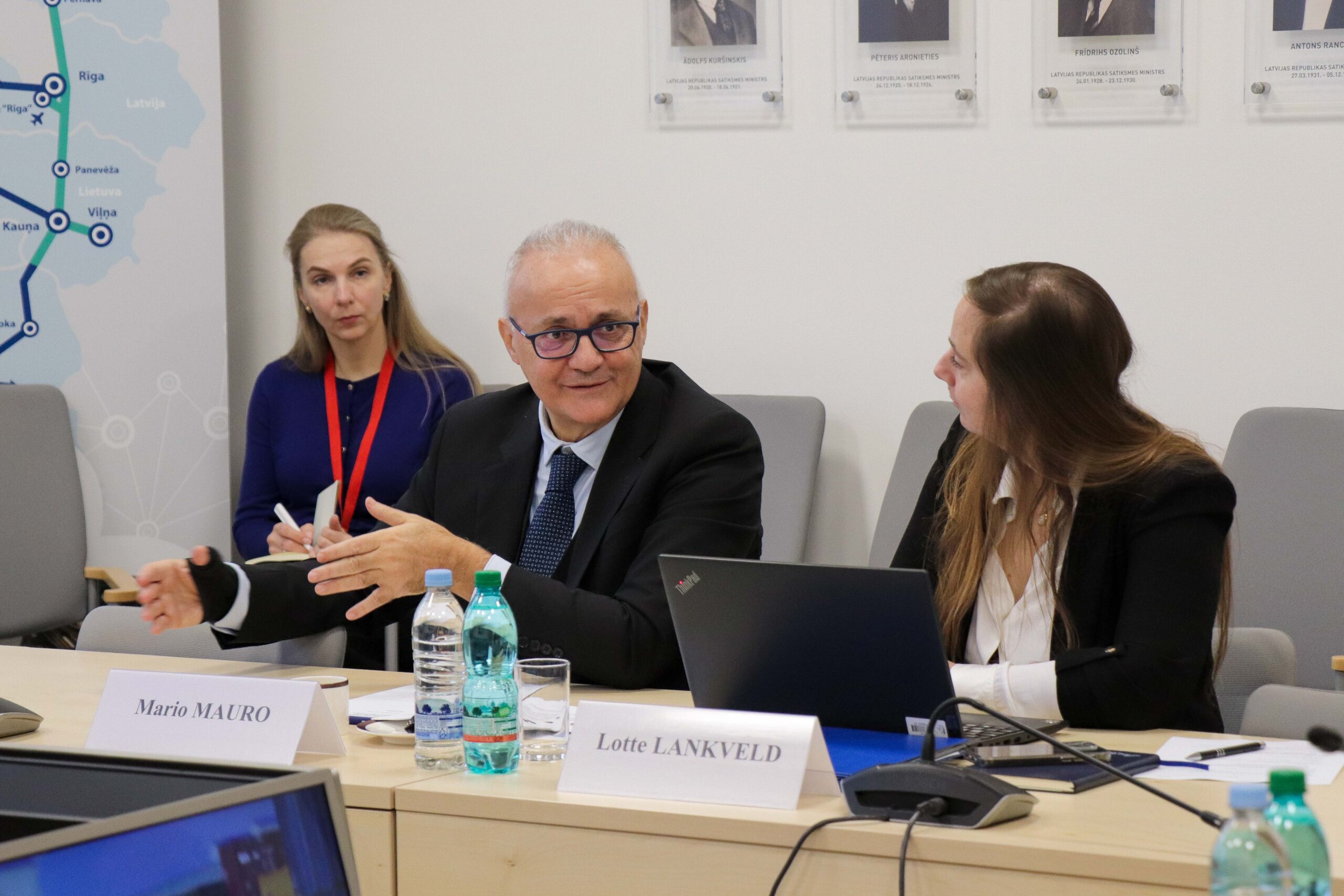 European Transport Corridor coordinator Mario Mauro visits Riga_1