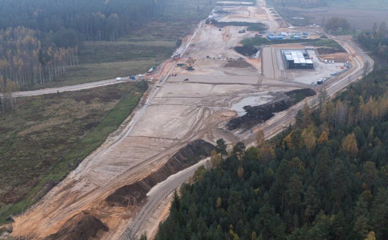 Rail Baltica pamattrases dienvidu posmā būvniecībai nodoti nākamie 19 kilometri