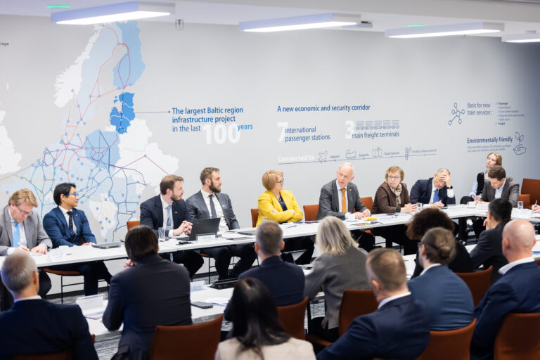 Rail Baltica hosts diplomatic briefing for Heads of Mission in Riga