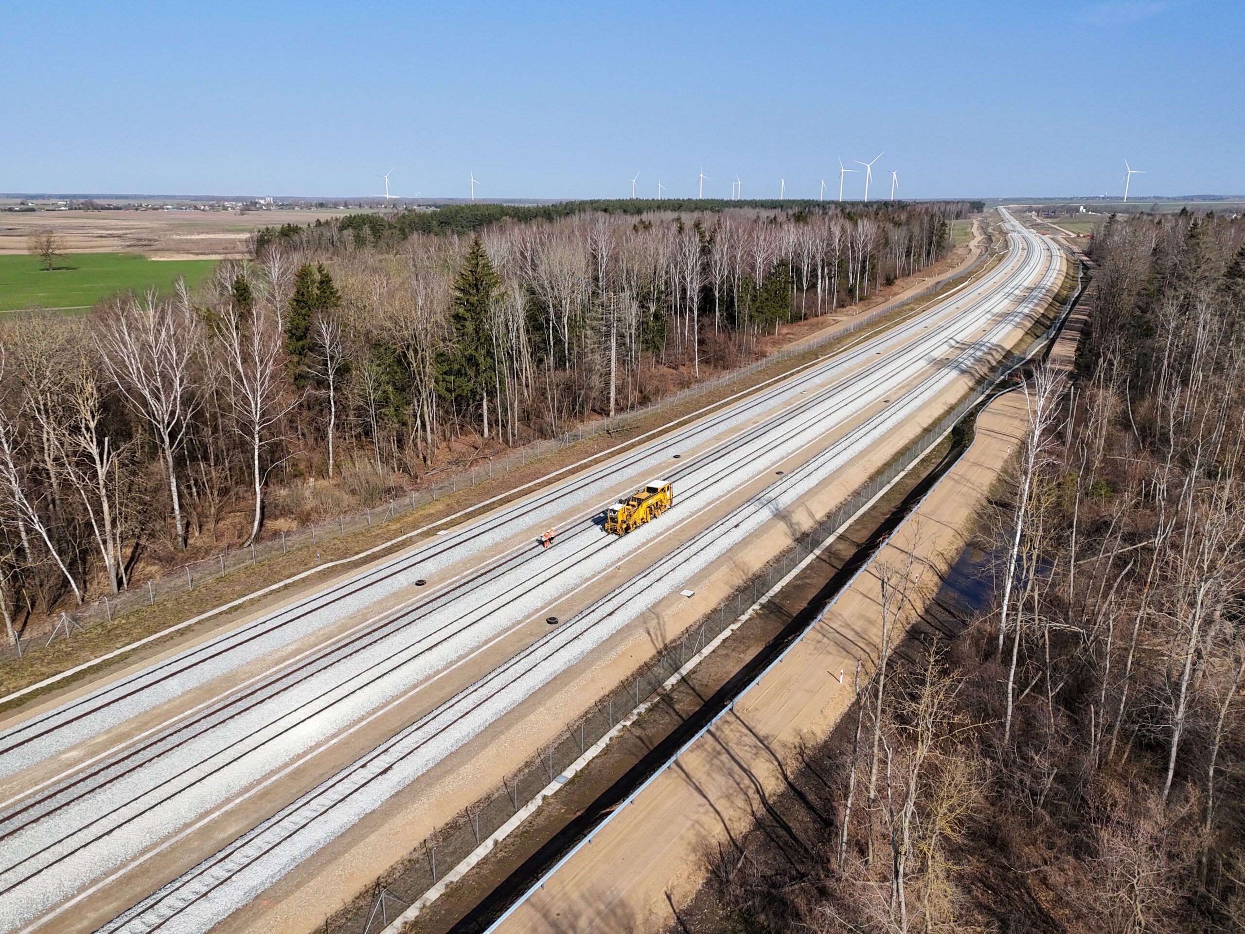 Rail Baltica construction in Lithuania