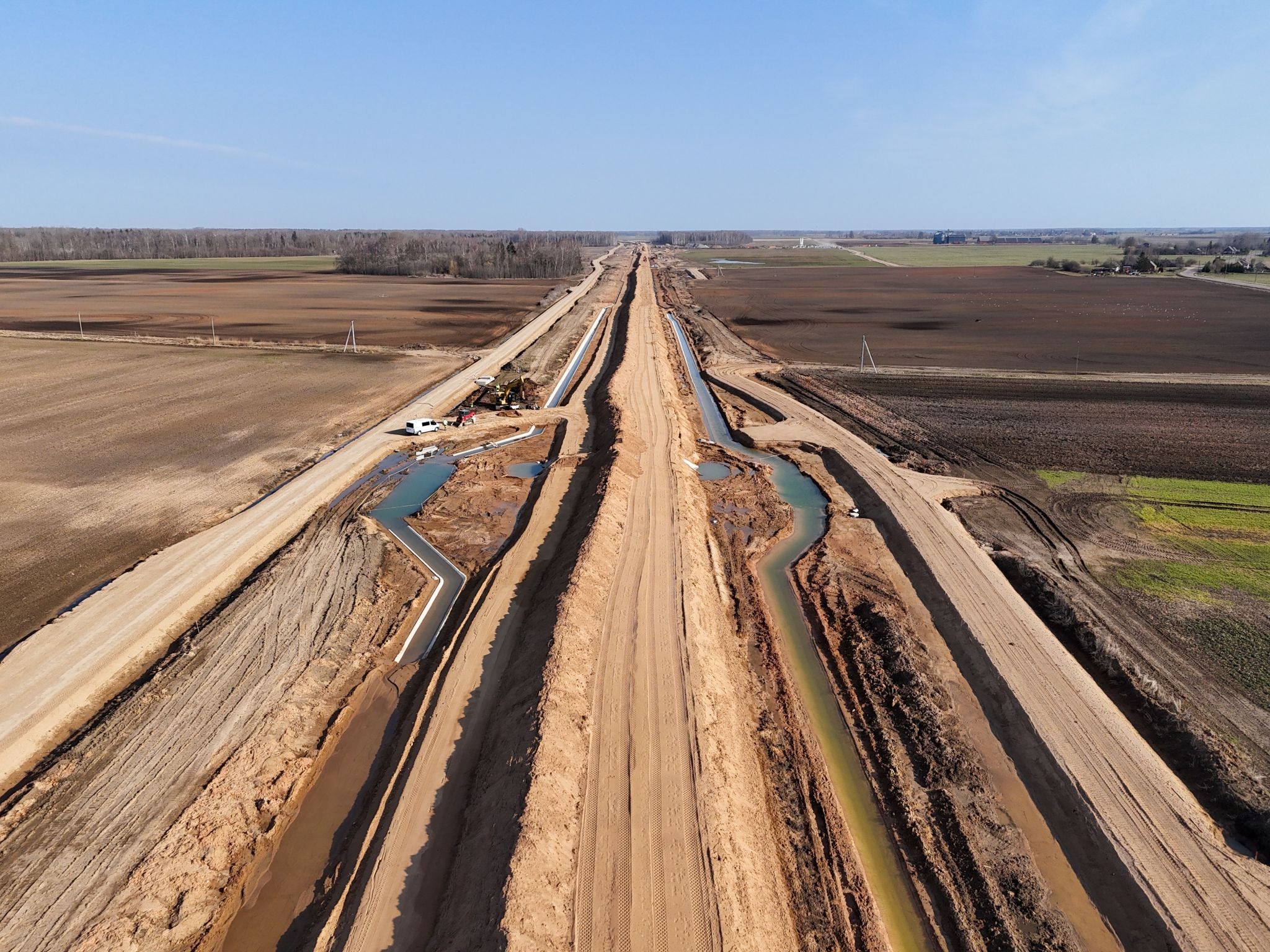 Mainline construction in Lithuania. Photo LTG Infra