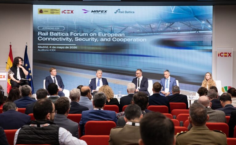 Madride – geležinkelių lyderių dialogas apie „Rail Baltica“, dvigubo standarto vėžės infrastruktūrą ir ekonominę naudą